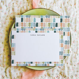 Personalisierte Mitteilungskarten mit gestrichenen