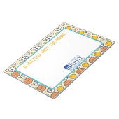 Personalisierte Mitzvah-Anmerkung - Sport Notizblock (angewinkelt)