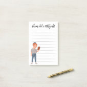 Personalisierte Mitzvah-Bemerkungen Post-it Klebezettel (Auf Schreibtisch)