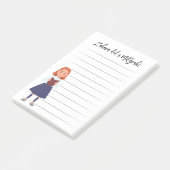 Personalisierte Mitzvah-Bemerkungen Post-it Klebezettel (angewinkelt)