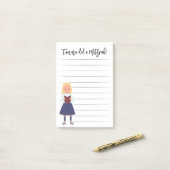 Personalisierte Mitzvah-Bemerkungen Post-it Klebezettel (Auf Schreibtisch)