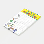 Personalisierte Mitzvah-Notizen - Stil 2 Post-it Klebezettel (angewinkelt)