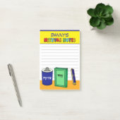 Personalisierte Mitzwa-Artikel - Bunt Post-it Klebezettel (Büro)