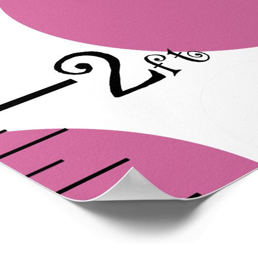 Personalisierte Mod Dots Growth Chart Poster (Ecke)