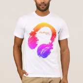 personalisierte Mode DJ Good Vibes T-Shirt (Vorderseite)