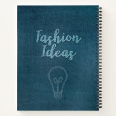 Personalisierte Mode-Ideen Notizblock (Rückseite)