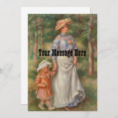 Personalisierte Mode-Mama und Kleider Dankeskarte (Vorne/Hinten)