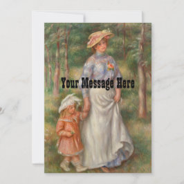 Personalisierte Mode-Mama und Kleider Dankeskarte