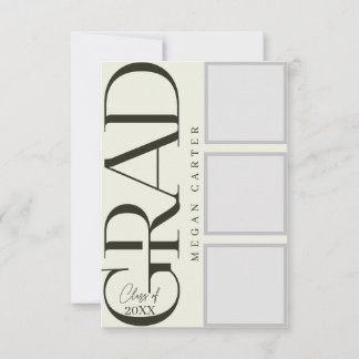 Personalisierte moderne Abschluss-Karte 2025 Karte
