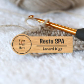 Personalisierte moderne Bezeichnung Tag, Holz fert Namensschild