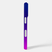 Personalisierte moderne blaue iPhone-Hülle Case-Mate iPhone Hülle (Rückseite / Rechts)