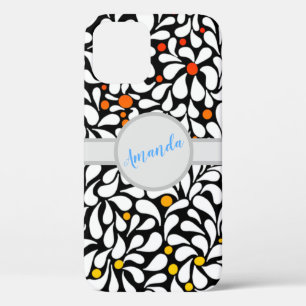 Personalisierte moderne Blume warm ombre Case-Mate iPhone Hülle