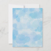 Personalisierte moderne Cat-nic-Geburtstagskarte (Rückseite)