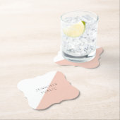 Personalisierte moderne Elegant Simple Template Tr Untersetzer (Vor Ort)