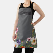 Personalisierte moderne elegante Blumen Schürze (InSitu)