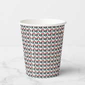 Personalisierte moderne elegante pappbecher (Rückseite)