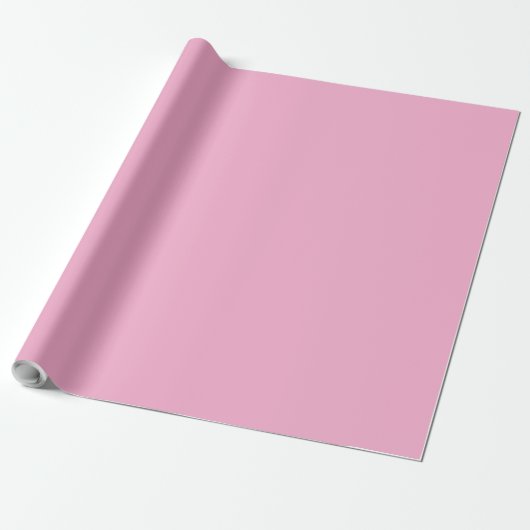 Personalisierte moderne elegante rosa geschenkpapier (Ungerollt)