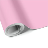 Personalisierte moderne elegante rosa geschenkpapier (Rolleneckpunkt)