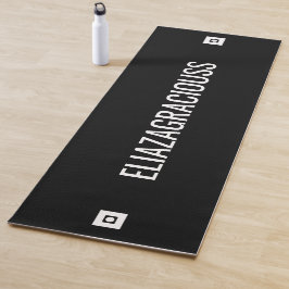 Personalisierte moderne elegante süße auffällige N Yogamatte