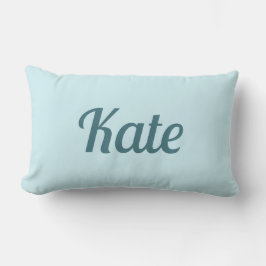 Personalisierte moderne elegante Typografie Name  Lendenkissen