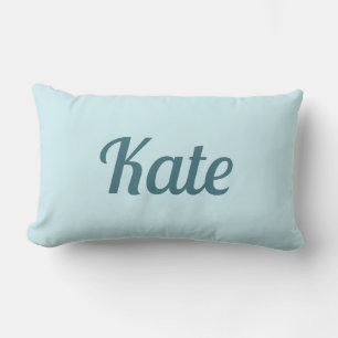 Personalisierte moderne elegante Typografie Name  Lendenkissen