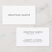 Personalisierte moderne, elegante Vorlage Visitenkarte (Vorne/Hinten)