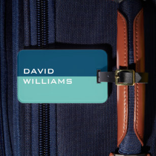 Personalisierte moderne Gepäckanhänger für Männer