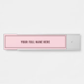 Personalisierte Moderne Gerahmt Ihr Namensschild (Vorderseite )