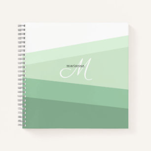 Personalisierte moderne grafische Geometrie Notizblock