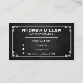 Personalisierte moderne Gründer-Visitenkarten-Idee Visitenkarte