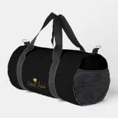 Personalisierte moderne handgeschriebene Schrift N Duffle Bag (Rechte Ecke)