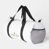 Personalisierte moderne handgeschriebene Schriftar Duffle Bag (Rechte Ecke)