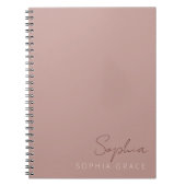 Personalisierte, moderne, handgeschriebene Script- Notizblock (Vorderseite)