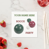 Personalisierte moderne Harzbälle Design napki Serviette (Beispiel)