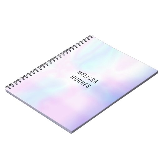 Personalisierte, moderne Holografie Notizblock (Linke Seite)