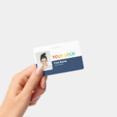 Personalisierte moderne Mitarbeiter-Foto-ID-Sicher Ausweis (Handheld)
