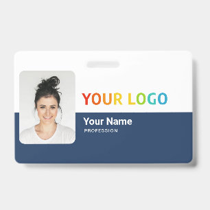 Personalisierte moderne Mitarbeiter-Foto-ID-Sicher Ausweis