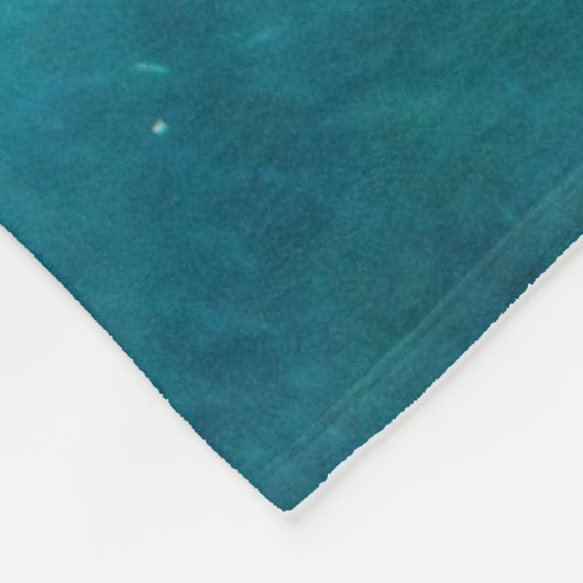 Personalisierte moderne Monogramm Name Summer Beac Fleecedecke (Ecke)