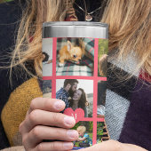 Personalisierte moderne Multifoto-Collage mit Mono Thermobecher
