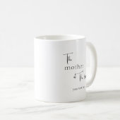 Personalisierte Moderne Mutter der Bride-Tasse Kaffeetasse (VorderseiteRechts)