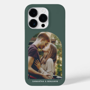 Personalisierte moderne Paare Foto Keepake Case-Mate iPhone 14 Pro Hülle