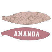 Personalisierte moderne Rose Gold Girl Basketball (Panele)