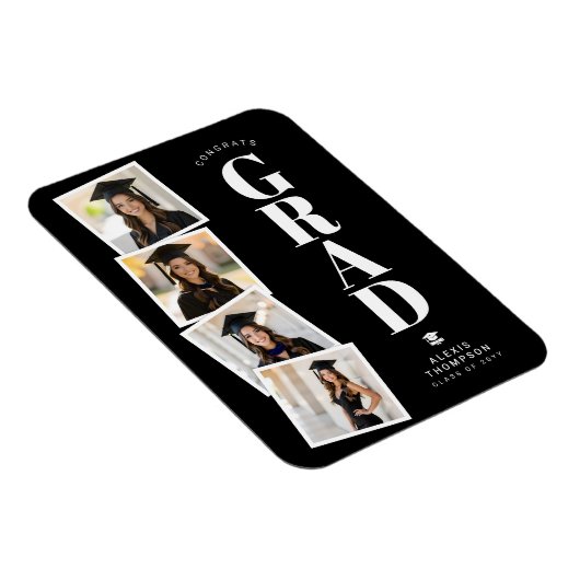 Personalisierte moderne Schul- und Hochschulabschl Magnet (Rechte Seite)