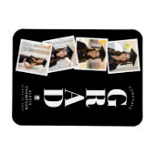 Personalisierte moderne Schul- und Hochschulabschl Magnet (Horizontal)