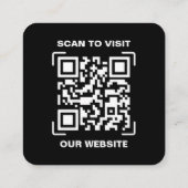 PERSONALISIERTE moderne schwarze Visitenkarte mit  (Rückseite)