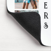 Personalisierte moderne Schwestern 6 FotoCollage Mousepad (Ecke)
