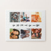 Personalisierte moderne Schwestern 6 FotoCollage Puzzle (Horizontal)