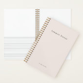 Personalisierte moderne Sermon-Kirche Notizblock (Innen)