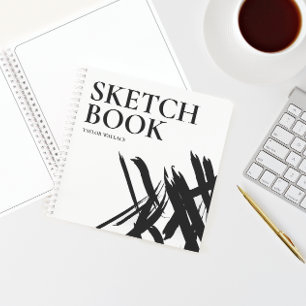 Personalisierte moderne Striche Skizze Buch