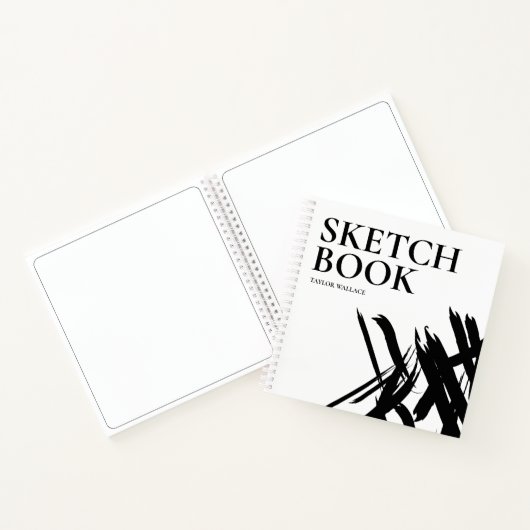 Personalisierte moderne Striche Skizze Buch (Innenseite)